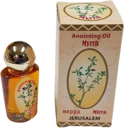 Myrrh Mirra Anointing Oil Jerusalem Plastic Bottle 30ml Authentic Fragrance in Saudi Arabia