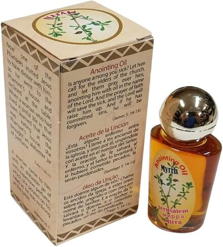 Myrrh Mirra Anointing Oil Jerusalem Plastic Bottle 30ml Authentic Fragrance in Saudi Arabia
