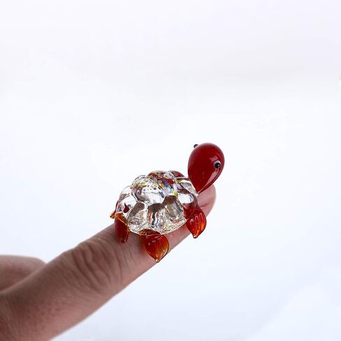 H&D HYALINE & DORA Set of 6 Blown Glass Conch Figurine Miniature Sea Animals Collectible Figurine Tiny Crystal Conch Statues for Tables, Desks Home Decor in Kuwait