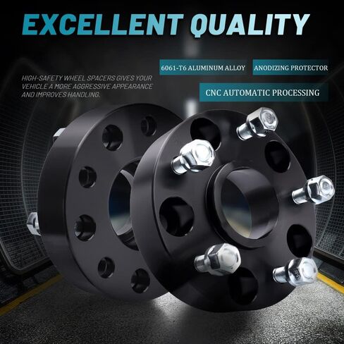 IRONTEK 1.5" 5x127mm Wheel Spacers for Jeep JK 5x5 Hubcentric Spacer Adapters (71.5mm Hub Bore,1/2" x20 Studs) Fits for Jeep 99-10 Grand Cherokee WJ/WK, 07-18 Wrangler JK/JKU, 06-10 Commander XK 38mm in Saudi Arabia