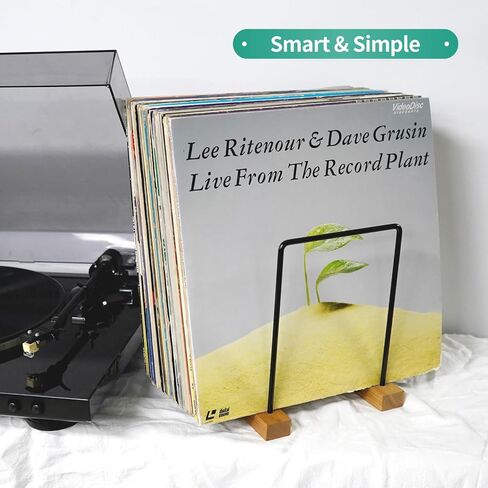 LP مسجل فينيل حامل تخزين خشب الكرز حامل سجل حامل مسجل فينيل حامل رف لألبومات تخزين الفينيل in Kuwait