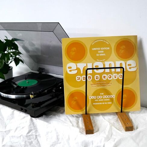 LP مسجل فينيل حامل تخزين خشب الكرز حامل سجل حامل مسجل فينيل حامل رف لألبومات تخزين الفينيل in Kuwait