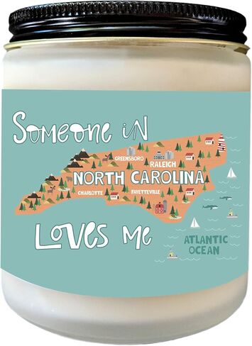 North Carolina Love Someone from North Carolina Loves Me Long Distance Gift LDR Gift Miss You Gift in Kuwait