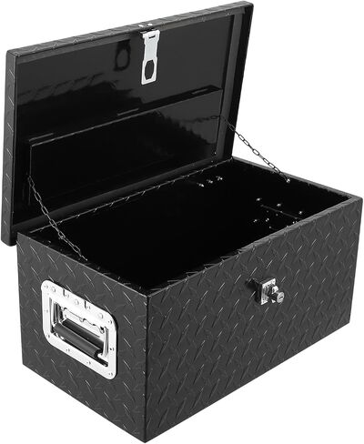 Garvee 20 Inch Aluminum Diamond Plate Tool Box With Lock and Keys, Heavy Duty Waterproof Truck Storage Organizer Chest for Pick Up Truck Bed, Rv Trailer/Van With Side Handle in Saudi Arabia