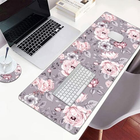 Extended Large Gaming Mouse Pad with Stitched Edges, XXL Mouse Pad Large (31.5x11.8 Inch) w/Brilliant Design, Desk Mat Keyboard Pad with Anti Slip Base, Multifunctional Desk Pad - Beach Starfish in Saudi Arabia