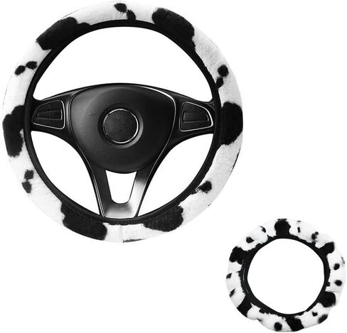 غطاء عجلة القيادة الناعم واقي عجلة قيادة السيارة العالمي القابل للتنفس ومضاد للانزلاق لشاحنة السيارات in Kuwait