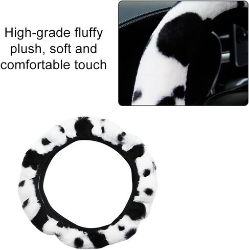 غطاء عجلة القيادة الناعم واقي عجلة قيادة السيارة العالمي القابل للتنفس ومضاد للانزلاق لشاحنة السيارات in Kuwait