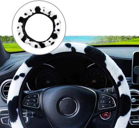 غطاء عجلة القيادة الناعم واقي عجلة قيادة السيارة العالمي القابل للتنفس ومضاد للانزلاق لشاحنة السيارات in Kuwait