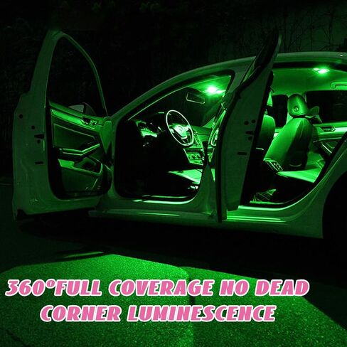 10 قطع لمبة إضاءة LED للسيارة، T10 5050 لمبة إضاءة LED للداخلية التلقائية، استبدال لمبة LED عالية السطوع للوحة القيادة وقبة خريطة لوحة ترخيص الباب (وردي أرجواني) in Saudi Arabia