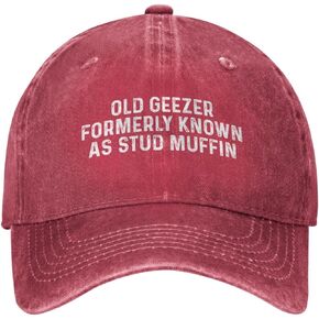 Old Geezer Formerly Known As Stud Muffin Cap for Men Dad Hat Funny Cap