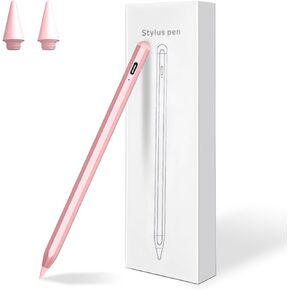 Stylus Pen for iPad 10th/9th/8th/7th/6th Generation-Fast Charge Active Stylus Pencil Compatible with 2018-2024 Apple iPad Pro11&12.9&13 M4 inch Pen, iPad 6-10,iPad Air 3/4/5/M2,iPad Mini 5/6 Pen-Black