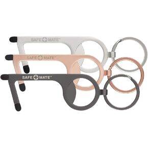 Safe-Mate x Case-Mate - Touchless Door Opener - Touch Free Tool - Keyring - Stylus
