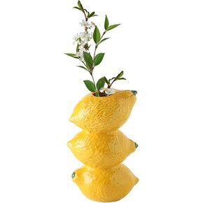 Firlar Strawberry Vase for Flowers, Decorative Ceramic Vase for Flowers, Tall Vase Decorative Flowers Vases for Wedding Centerpieces for Tables, Elegant Vase for Home Decoration