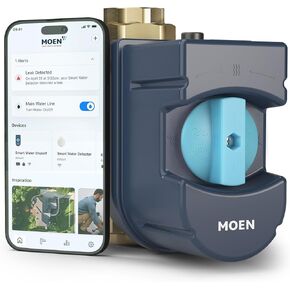 Moen 920-003 Flo Smart Water Monitor and Shutoff 25-ft Extension Cable, Black