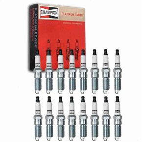16 pc Champion Platinum Spark Plugs compatible with Dodge Charger 5.7L V8 2006-2008