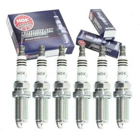 6 pc NGK Iridium IX Spark Plugs compatible with Toyota Highlander 3.5L V6 2008-2016