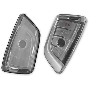 Key Bag Case Holder Shell Fob Protector Cover Compatible for BMW 1 2 3 5 7 8 Series F48 F39 F15 G20/G21 Accessories