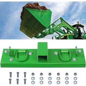 خطافات سحب الجرارات JY PERFORMANCE، خطافات دلو الجرار المدمجة، مثبتة على متوافق مع John Deere 1025R 2320 2520 2720 2025R 2032R 2038R 3032E 4010 4100 4110 4115