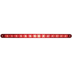 United Pacific 38947B 12" 14 LED Stop, Turn and Tail Light Bar (Red LED/Red Lens)
