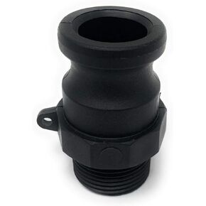 Gloxco Polypropylene Type F Cam and Groove Fitting, 3/4" Male Camlock Adapter x 3/4" Male NPT (CAM-07-F-PP)