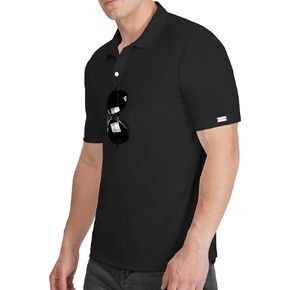 Men's Polo Shirt UPF 50+ Tees Sun Shirts 1/4 Zip Up Golf Shirts Fishing Running Rash Guard T-Shirts Quick Dry