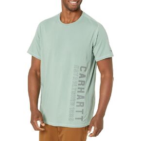 Carhartt Men's Force Relaxed Fit Midweight Short-Sleeve Logo Graphic T-Shirt Big & Tall