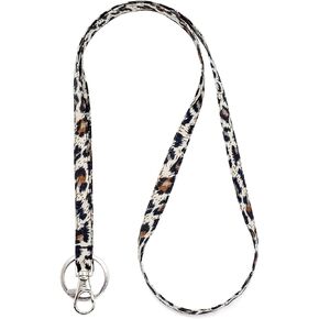 LNKRE JEWELRY Skinny Fabric Soft Neck Strap Lanyard for Keys, Wallets and ID Badge Holder