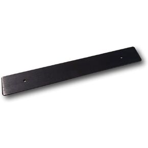 Blank Aluminum Black Front License Plate Delete for Subaru Vehicles