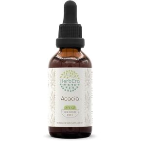 Acacia B60 Alcohol-Free Herbal Extract Tincture, Super-Concentrated Acacia (Senegalia Senegal) (2 fl oz)