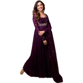 Ready to Wear Indian Pakistani Ethnic Wear Designer Girl Anarakli Dresses Gown Suit For Women