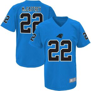 Christian McCaffrey Carolina Panthers NFL Kids Youth 8-20 Blue Alternate Performance Player Jersey in Saudi Arabia