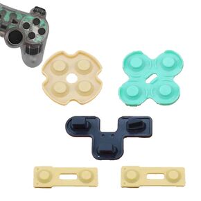 5 Sets Silicone Conductive Rubber Pads Replacement for Playstation 2 PS2 Controller Parts for DualSense 2 L1 R1 L2 R2 Adhesive Button Changing Keypad Repair Replacement Part Tool Kit(PS2)