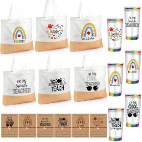 18 Pcs Teacher Appreciation Day Gifts Set Christmas Gifts for Teacher Thank You Teacher Graduation Gifts Box for Teachers Birthday Back to School Gift