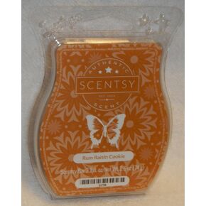 Rum Raisin Cookie Scentsy Bar Wickless Candle Tart Warmer Wax 3.2 Fl Oz, 8 Squares
