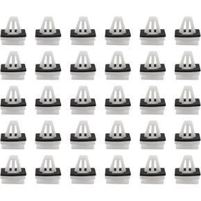 30pcs 91504-SP1-003 Front Lower Fender Rocker Molding Retainer Clip Fastener for Honda Acura Accord Civic Clarity CR-V Fit HR-V Insight