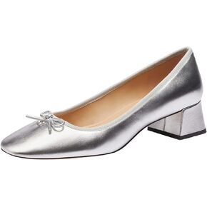 Coach Women's Ava Metallic Leather Ballet Pump in Kuwait
