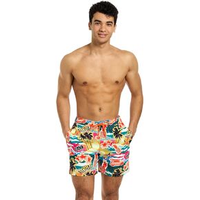 Opposuits Swim Shorts for Men - Summer Beach and Pool Shorts - Loose Fit - Including Drawstrings & Zippers