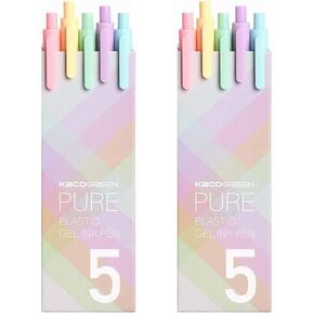 4 Packs KACO Gel Ink Pens Retractable 20 different ink color Extra Fine Point (0.5mm) for Drawing Bullet Journaling Planner Make Notes