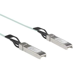 StarTech.com Dell EMC AOC-SFP-10G-5M Compatible 5m/16.4ft 10G SFP+ to SFP+ AOC Cable - 10GbE SFP+ Active Optical Fiber - 10Gbps SFP Plus/Mini GBIC/Transceiver Module Cable (AOCSFP10G5ME)