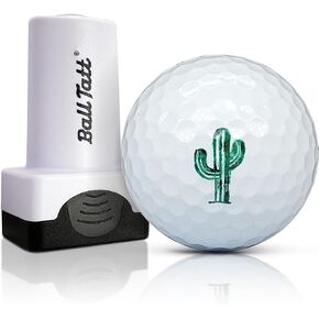 Cactus Golf Ball Stamp, Golf Ball Stamper, Self-Inking Golf Ball Stamp Markers, Reusable Golf Ball Marking Tool to Identify Golf Balls, Golfer Gift Golfing Accessories