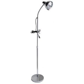 Grafco Deluxe Standing Task Lamp with Mobile Base, Chrome, Height Adjustable with Safety-Lock, 60-Watt Max, 1698M