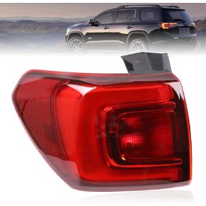 Tail Lights Compatible with GMC Acadia 2017 2018 2019 Rear Taillights Led Brake Light with Bulb Left Driver Side Tail Lamp Replace GM2804126 84709444