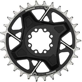 SRAM, Eagle T-Type DM X0 3mm Offset, Chainring, Teeth: 34, Speed: 12, BCD: Direct Mount, Aluminum, Black