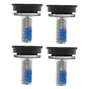 4Pcs Bicycle M8 Crank Screw 8mm Hex Fixing Screws Bicycle Bottom Bracket Axle Bolts Compatible with ISIS Inner Bearing Crank Systems Steel