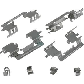 ACDelco Gold 18K1685X Front Disc Brake Caliper Hardware Kit with Clips and Wear Indicators