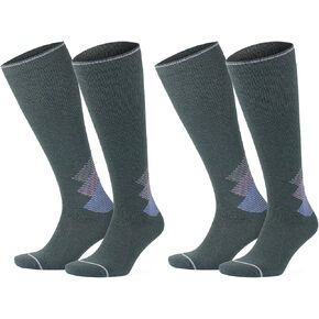 جوارب ضغط من صوف ميرينو من GoWith، جوارب سفر حرارية 15-20 مم زئبق، جوارب مبطنة للركبة عالية للمشي لمسافات طويلة للرجال والنساء in Kuwait