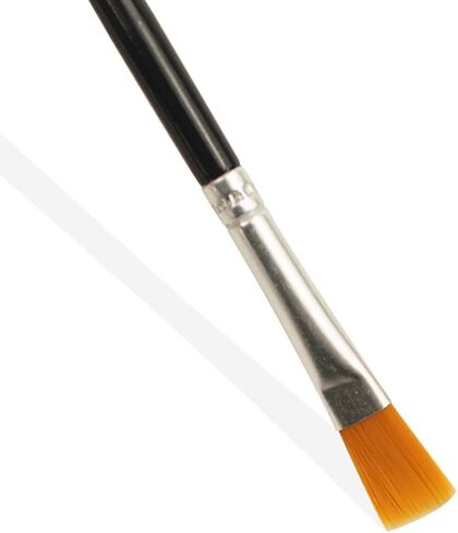 20 Pcs Flat Paint Brushes Acrylic Paint Brushes Nylon Oil Painting Brushes Watercolor Art Painting Brush for Kids Children Students in Saudi Arabia