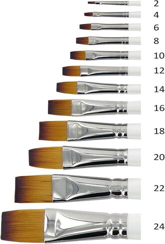 فرشاة Kum 511.56.11 رقم 18 ذات نقطة الذاكرة مع طرف مسطح in Kuwait