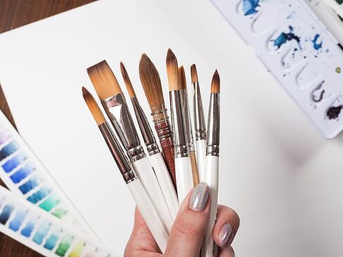 فرشاة Kum 511.56.11 رقم 18 ذات نقطة الذاكرة مع طرف مسطح in Kuwait