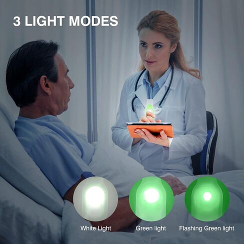 Nursing Night Light Clip on Rechargeable NightShift Nurse Light Hands Free LED Flashlights Running Lights for Walking Running Pets Outdoor Emergency (Pink) in Saudi Arabia